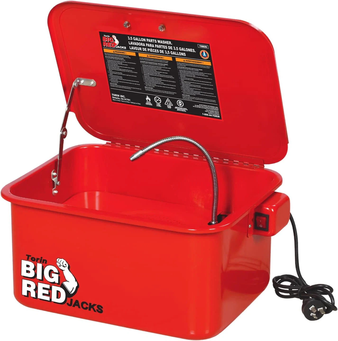 T10035 Portable Steel Cabinet Parts Washer with 11